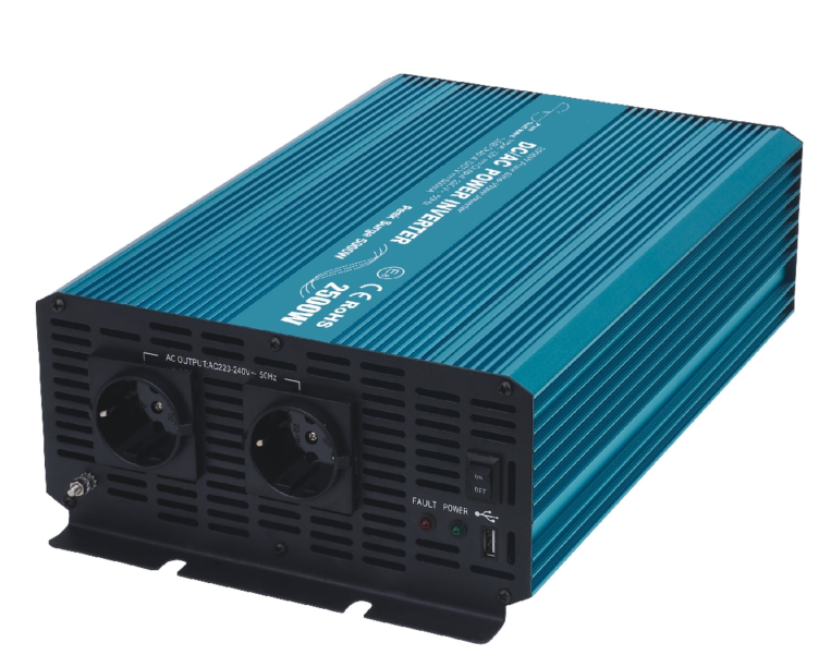2500W PURE SINE WAVE DC TO AC POWER INVERTER
